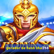 gerador de hash sha256